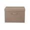 Household Essentials Canvas Storage Boxes with Lids, 2ct.